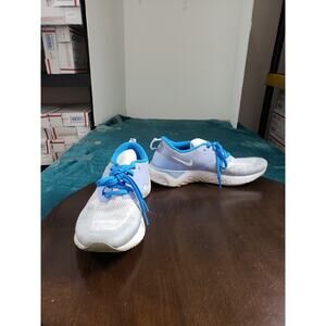 Nike Odyssey React Flyknit 2 Shoes Size 8 Mens Blue Running Gym BQ8759-996